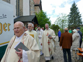 Feierlicher Gründungsgottesdienst der Pfarrei St. Heimerad (Foto: Karl-Franz Thiede)